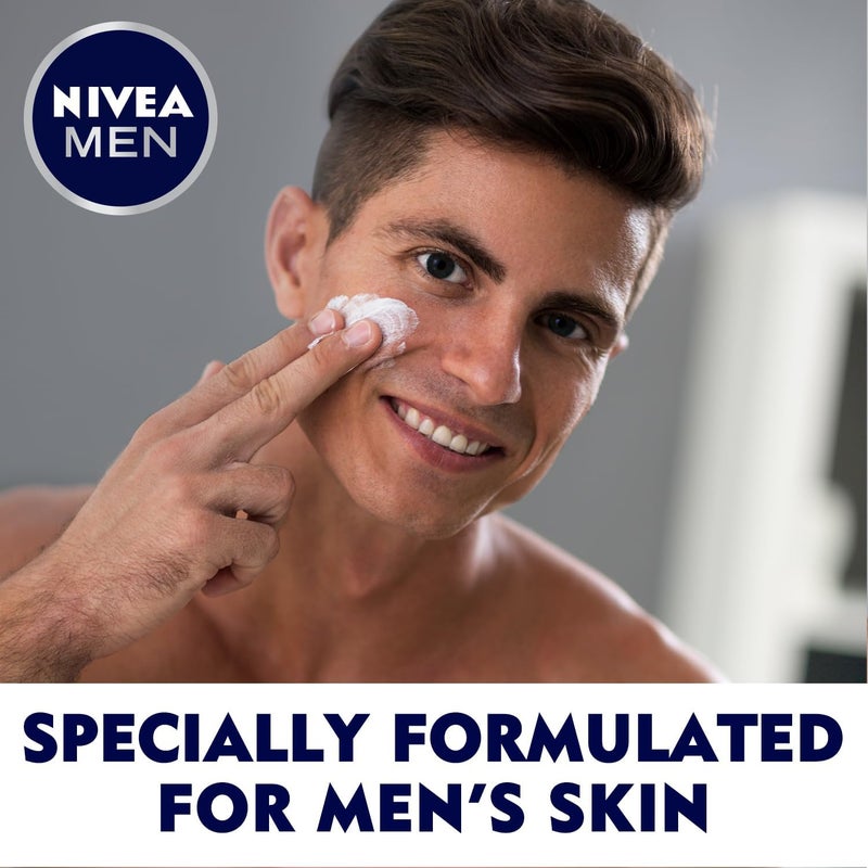 NIVEA MEN Face, Body & Hands Cream Moisturising, Tin 3x150ml - Image 2